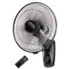 HSPLXYT Adjustable Oscillating Industrial Wall Mount Fan,5 Blades Adjustable 3 Speed Wall Mount Fan,High Velocity/Black/Heavy Duty,for Outdoor, Commercial, Residential(Remote Control,16in) view 1