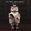 ZTHOME Statues Collectible Figurines Sculpture American Retro Owl Ornaments Home Decorations Jane Creative Living Room Study Wine Cabinet Sample Room Furnishings view 2