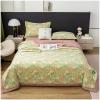 ZTGL 3-Piece Twin Reversible Lightweight Summer Quilt Double-Sided Comforter with 2 Pillowcase, Lightweight Thin Soft Breathable Summer Blankets for All Seasons, Washable,U,220x240cm view 2