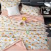 ZTGL 3-Piece Twin Reversible Lightweight Summer Quilt Double-Sided Comforter with 2 Pillowcase, Lightweight Thin Soft Breathable Summer Blankets for All Seasons, Washable,U,220x240cm view 4