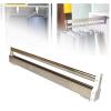 CHALKE Extendable Clothes Rail 30-80 Cm Steel Wardrobe Rod with 2 Rails, Wardrobe Organizer for Trousers and Coats, Load Capacity 25 Kg (Size : 600mm/23.6inch) view 1