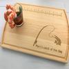Personalized Cutting Board, Custom Cutting Board, Fish Measuring Board, Catch of the Day Gift, Fisherman's Gift, Fathers Day Gift, 091 (Maple, 12" x 8") view 2