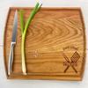 Personalized Cutting Board, BBQ Themed, Grill Master, Personalized BBQ Cutting Board, Gift for Dad, Fathers Day Gift, Retirement Gift, 136 (Cherry, Handle 16" x 10.5") view 1