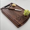 Personalized Cutting Board, Custom Cutting Board, Penguin Themed Gift, Couples Gift, Wedding Gift, Engagement Gift, 046 (Maple, Arched 12" x 9") view 1