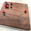 Personalized Cutting Board, Engraved Cutting Board, Couples Gift, Wedding Gift, Engagement Gift, Anniversary Gift, House Warming Gift, 080 (Maple, Arched 16" x 10.5") view 1