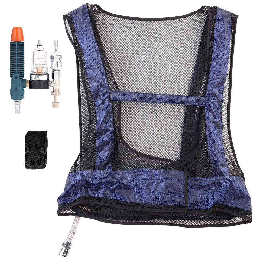 TOPINCN Air Conditioner Waistcoat Air Conditioning Vortex Tube Air Conditioner Welder Tube Conditioner Vortex Waistcoat for High Temperature Vest Air Conditioning Clothes Wine