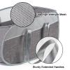 Collapsible Laundry Baskets, Pop Up Laundry Baskets with Reinforced Handles, Lightweight Foldable Laundry Basket for LaundryRoom,Bathroom or Travel (Gray) view 2