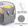 Collapsible Laundry Baskets, Pop Up Laundry Baskets with Reinforced Handles, Lightweight Foldable Laundry Basket for LaundryRoom,Bathroom or Travel (Gray) view 3