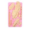 Silicone Moulds Feather Shaped Fondant Cake Decoration Baking Diy Chocolate Silicone Mold view 1