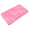 Silicone Moulds Feather Shaped Fondant Cake Decoration Baking Diy Chocolate Silicone Mold view 2