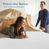 Fitted Mattress Protector - King Size Fitted Mattress Protector 12 Inch Deep Pocket - Encasement Style Mattress Protector Fitted Sheet (White) view 4