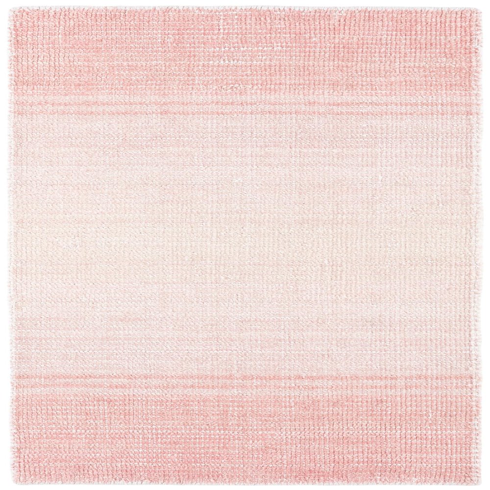 Dash and Albert Pandora Pink Hand Loom Knotted Rug, 3 X 5 Feet, Pink Stripe Pattern - Premium Luxury Hotel Quality Soft Breathable Hypoallergenic Machine Washable Easy Care All Season Comfortable