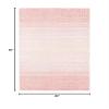 Dash and Albert Pandora Pink Hand Loom Knotted Rug, 3 X 5 Feet, Pink Stripe Pattern - Premium Luxury Hotel Quality Soft Breathable Hypoallergenic Machine Washable Easy Care All Season Comfortable view 3