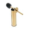 KAAZEE Toilet Brush Round Stainless Steel Toilet Brush Holder Bathroom Cleaning Tool Holder with Toilet Brush Toilet Cleaning Brush for Home Bathroom view 1