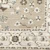 2' x 3' Beige and Ivory Oriental Power Loom Area Rug view 4