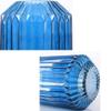 DYPASA Dry Flower Arrangement Light Luxury Geometric Vase Hydroponic Glass Vase Decoration Modern Living Room Blue Transparent Flower Arrangement Flower Utensils Table Center Decoration Flower Vase view 3