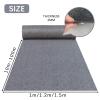 Grey Aisle Runners for Weddings Carpet, Runner Runway Rug with 1 Piece Tape 2 mm Thick Polyester Aisle Runner Mat, Exhibition Carpet Reception Rug Disposable Rugs (Size : 1.2x20m) view 2