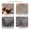 Grey Aisle Runners for Weddings Carpet, Runner Runway Rug with 1 Piece Tape 2 mm Thick Polyester Aisle Runner Mat, Exhibition Carpet Reception Rug Disposable Rugs (Size : 1.2x20m) view 3