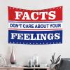 Room Door Decor Facts Don't Care About Your Feelings Tapestry Tapestry Wall Art Man Cave Decorations (Size : 75X100CM) view 2