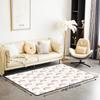 Rainbow Rug, Romantic Love Area Rug 5x7, Cute Cartoon Heart Pattern Carpet, Kawaii Brown Yellow Geometric Polka Dot Non Shedding Living Room Rugs for Kids Girls Boys view 2