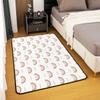 Rainbow Rug, Romantic Love Area Rug 5x7, Cute Cartoon Heart Pattern Carpet, Kawaii Brown Yellow Geometric Polka Dot Non Shedding Living Room Rugs for Kids Girls Boys view 3