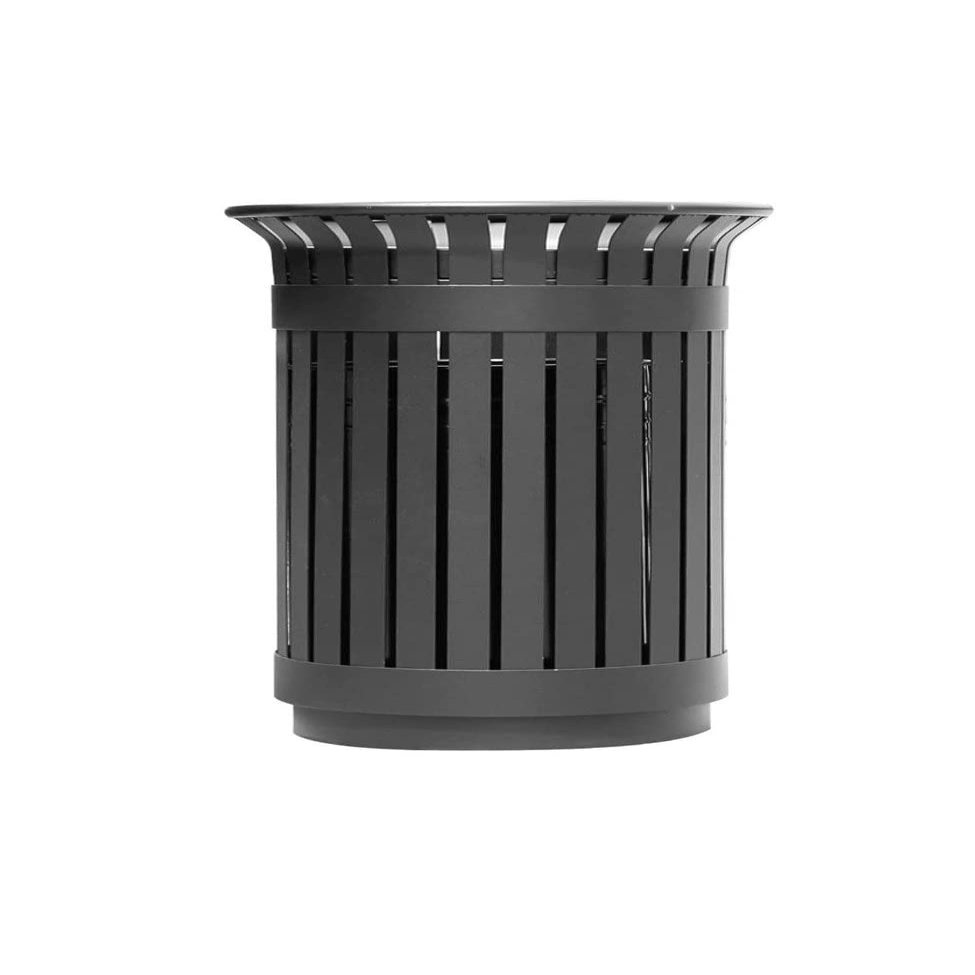 RUGOD Kitchen Bathroom Outdoor Hollow Design,with A Removable Inner Bucket,Can Be Fixed Outdoor Trash Storage Bin Kitchen Garbage