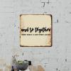 ArogGeld Metal Sign and So Together They Built A Life They Loved Metal Wall Art Spiritual Christian Saying Decorative Wall Art Novelty Metal Wall Decor for Outdoor Street Home Bar Club 15.2x15.2in view 3