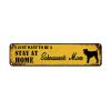 Bomehhjuli Tin Sign I Just Want to Be A Schnauzer Mom Stay at Home Metal Wall Art Schnauzer Dog Aluminum Sign Puppy Doggy Rustic Wall Decor Art for Pub Cafe Bar Garage Man Cave 24x6in view 1