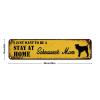 Bomehhjuli Tin Sign I Just Want to Be A Schnauzer Mom Stay at Home Metal Wall Art Schnauzer Dog Aluminum Sign Puppy Doggy Rustic Wall Decor Art for Pub Cafe Bar Garage Man Cave 24x6in view 2