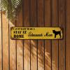 Bomehhjuli Tin Sign I Just Want to Be A Schnauzer Mom Stay at Home Metal Wall Art Schnauzer Dog Aluminum Sign Puppy Doggy Rustic Wall Decor Art for Pub Cafe Bar Garage Man Cave 24x6in view 4