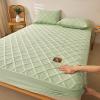 Twin Fitted Sheet Ultra Soft & Breathable Mattress Protector Noiseless Mattress Cover Breathable Soft Mattress Pad Protector Deep Pocket Wrinkle and Fade Resistant Fits up to 12" Thickness Mattress ( view 1