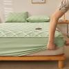 Twin Fitted Sheet Ultra Soft & Breathable Mattress Protector Noiseless Mattress Cover Breathable Soft Mattress Pad Protector Deep Pocket Wrinkle and Fade Resistant Fits up to 12" Thickness Mattress ( view 3