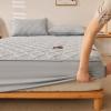 Twin Fitted Sheet Ultra Soft & Breathable Mattress Protector Noiseless Mattress Cover Breathable Soft Mattress Pad Protector Deep Pocket Wrinkle and Fade Resistant Fits up to 12" thickness mattress ( view 3