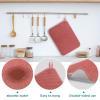 GeeRic Microfiber Dish Drying Mat, Super Absorbent Kitchen Dish Drying Pad, Reversible for Countertop, 15*20 inch Red view 4