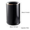 Trash Can Garbage Bin Kitchen Trash Can Round Garbage Can Trash Bin With Plastic Inner Bucket, Waste Basket Garbage Bin For Bathroom, Bedroom Waste Bins Recycling Bins ( Color : White , Size : 9L ) view 2