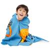 Gealaek Hooded Towel for Toddlers 5-12 Years Boys Girls Kids Bath Pool Beach Towel Wrap Extra Large Soft Absorbent Beach Poncho(Construction site XL) view 4