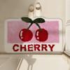 mamrug Cute Cherry Bath Mat,Non Slip Soft Fluffy and Absorbent Microfiber Washable Bathroom Rug,Funny Fruit Bathmats Bathroom Home Decor 23.6x35.4 Inch view 3