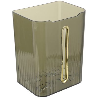iplusmile Tissue Dispenser Wall Mount Transparent Napkin Holder for Bathroom Kitchen Easy to Install Plastic Paper Towel Dispenser for Home Living Room and More