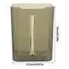 iplusmile Tissue Dispenser Wall Mount Transparent Napkin Holder for Bathroom Kitchen Easy to Install Plastic Paper Towel Dispenser for Home Living Room and More view 2