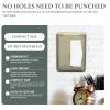iplusmile Tissue Dispenser Wall Mount Transparent Napkin Holder for Bathroom Kitchen Easy to Install Plastic Paper Towel Dispenser for Home Living Room and More view 3