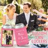 50PCS Custom Can Sleeves Beer Cooler Bulk Personalized Can Cooler Insulated Beverage Bottle Holder with Logo Image Text for Wedding Fishing Picnics Birthday Party view 2