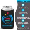 50PCS Custom Can Sleeves Beer Cooler Bulk Personalized Can Cooler Insulated Beverage Bottle Holder with Logo Image Text for Wedding Fishing Picnics Birthday Party view 3