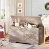HOOBRO Storage Chest, Retro Toy Box Organizer, Retro Toy Box Organizer with Safety Hinge BG771CW01-BG75CW01G1 view 2