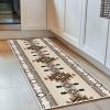 Boho Western Bathroom Runner Rug Bathmat Soft Bath Shower Bathtub Kitchen Door Mat,Washable Floor Doormat Area Carpet for Bedroom Laundry Room Hallway,Southwest Native American Indian 20"x63" view 2
