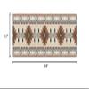 Boho Western Bathroom Runner Rug Bathmat Soft Bath Shower Bathtub Kitchen Door Mat,Washable Floor Doormat Area Carpet for Bedroom Laundry Room Hallway,Southwest Native American Indian 20"x63" view 3