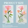 Giant Flowers for Decoration, 5.9 ft Large Artificial Flower for Wedding Reception Birthday Christmas Party Backdrop Bridal Shower Baby Shower Shop Window Display Photography Props Home Dcor view 4