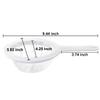 3 Pcs Nylon Mesh Strainers, Fine Mesh Strainer Plastic Fine Mesh Colander for Tea Soy Milk Coffee (120/200/400 Mesh) view 2