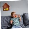 DECHOUS 1pc House Shaped Wall-Mounted Storage Shelf Adorable Decorative Rack for Boy Girl Room for Organizing Toys Books and Ornaments Sturdy Household Supply for Any Space view 2