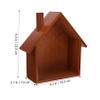DECHOUS 1pc House Shaped Wall-Mounted Storage Shelf Adorable Decorative Rack for Boy Girl Room for Organizing Toys Books and Ornaments Sturdy Household Supply for Any Space view 3