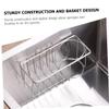 Housoutil 2pcs Stainless Steel Sink Sponge Holder Rack Multi-Function Drain Organizer for Kitchen and Bathroom Keeps Sponges Dry and Countertops Clean Rustproof Design view 4